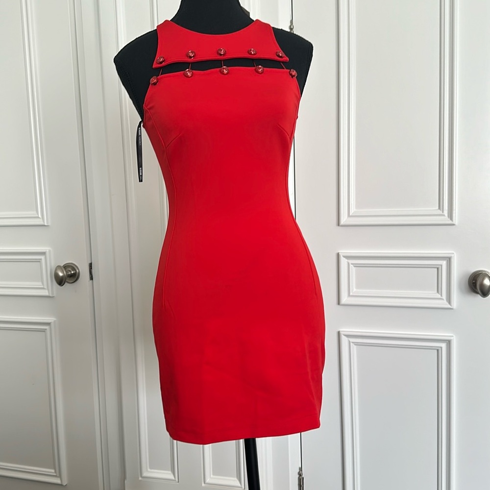 Versace little red dress .. size 36